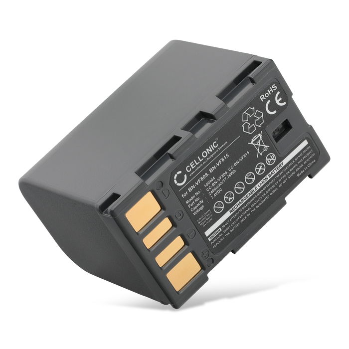 JVC GZ-MS120 Batería 2250mAh 7.2V - 7.4V de subtel