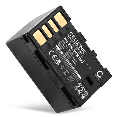 Batería para cámaras JVC PX100 HM200 MG330 HM100 D728 D750 HD200 BNVF808 BNVF823 1500mAh 3.6V - 3.7V de CELLONIC