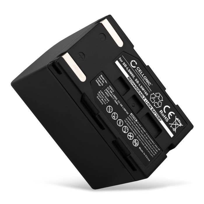 Bateria Samsung SB-LSM160,SB-LSM320,SB-LSM80 2400mAh - , Batería recargable para camaras Samsung VP-D361 VP-D371 VP-D351 VP-DC171 VP-DC161 VP-D352 VP-D353 VP-D453 VP-D363