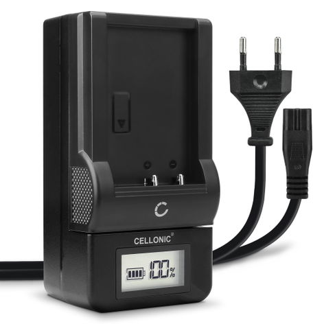 Mains Charger for Canon PowerShot SX210 IS, SX220 HS, SX200 IS – 4.2-8.4V, 0.6A, 1m from CELLONIC