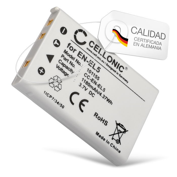 Nikon Coolpix 3700 Batería 1180mAh 3.6V - 3.7V de CELLONIC