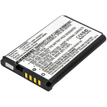 Bateria LG LGIP-531A 800mAh - LGIP-531A, Batería larga duración para smartphones LG GM205 / T385, T500 / GS101 / GB102, GB110 / A170 / KU250 / KP130, KP170, KP235