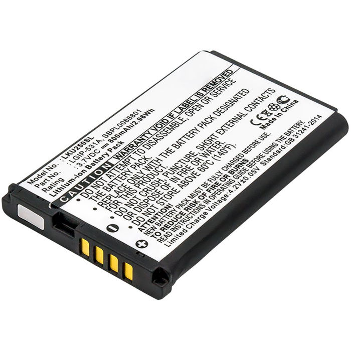 LG LGIP-531A Battery 800mAh from subtel