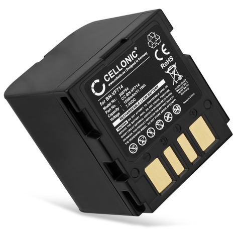 Batería para Cámaras JVC GR-D239; GR-D240; GR-D245; GR-D246; GR-D247 BN-VF714 (1500mAh, 7.4V) de CELLONIC