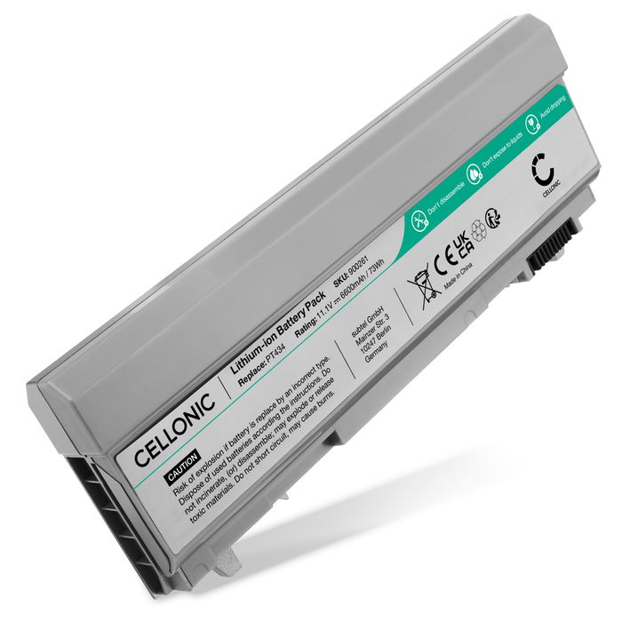 Dell Latitude E6410 Batería 6600mAh 10.8V - 11.1V de subtel