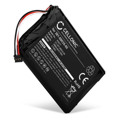 Bateria Garmin 361-00035-00,361-00035-02 1000mAh - , Batería larga duración para GPS Garmin nüvi 2350LT nüvi 2360LT nüvi 2370LT nüvi 2340LT / Edge Touring Plus