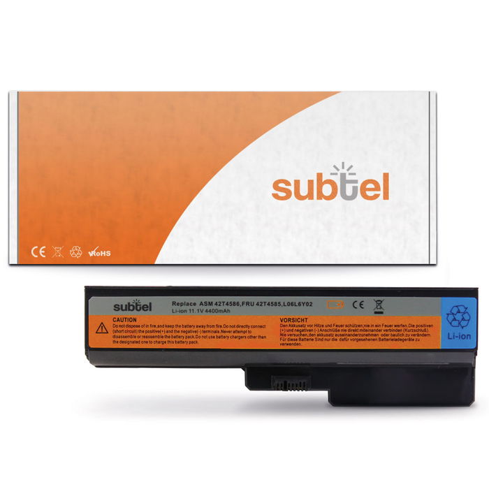 Lenovo G550 2958 Batería 4400mAh / 48.84Wh 10.8V - 11.1V de subtel