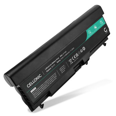 1x Batería Lenovo para ordenador portátil Lenovo ThinkPad T420, T530i, T520, T510, T530, T410, SL400, L520, W510, L512, Edge E420, L430, SL500, Edge 14, L420, Edge 15, T410i, Edge E425, Edge E520, Thinkpad W520 6600mAh 10.8V  de CELLONIC