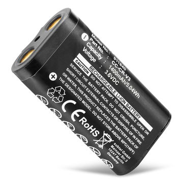 Batería para Kodak Easyshare CX7430 Z8612 IS C813 C713 Z710 DX4530 Z740 C330 ZD710 CR-V3 (1400mAh, 3.6V) de CELLONIC