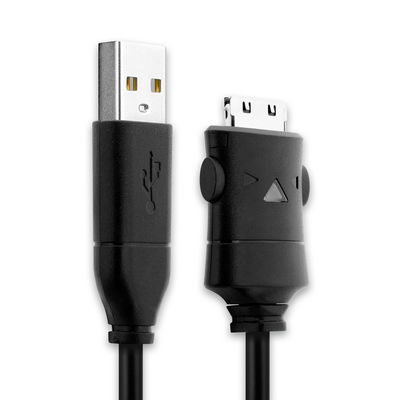 Cable USB para Samsung i7 i70 i85 NV3 NV8 NV10 NV11 NV15 L70 L730 L830 DigiMax S800 i6 i5 - Cable de Carga y Datos 1.5m negro PVC