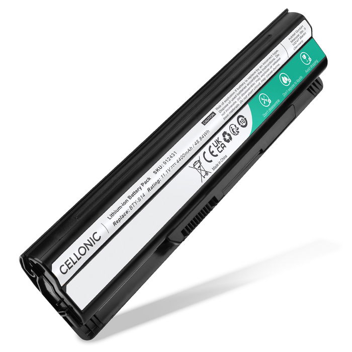 Medion Akoya E1311 Batería 4400mAh de Cellonic