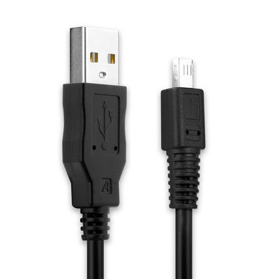 Cable USB para Sony Cyber-shot DSC-S30 DSC-S50 DSC-S70 DSC-F505 DSC-F505V C-200 Zoom - Cable de Carga y Datos 1.5m negro PVC