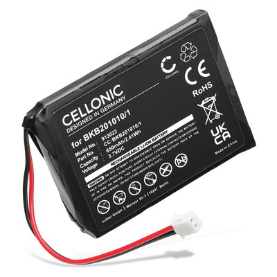 Battery for Ascom D43 D41, Mitel 5613 5614 5603, Avaya DECT 3730 3720, InnovaPhone IP64 IP61 BKB201010/1,FA01302005,FA83601195,660177 R1A (650mAh, 3.7V) from CELLONIC