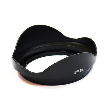 EW-83E Camera Lens Hood for Canon EF-S 10-22mm f/3.5-4.5, EF 17-40mm f/4l, EF 16-35mm f/2.8L USM - Plastic Bayonet Flower / Tulip / Petal Lens Shade from CELLONIC