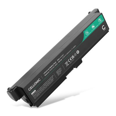 Batería Toshiba para ordenador portátil Toshiba Satellite C660, L750, L650, L655, L750D, L670D, A660, L770, PA3817U, PABAS228 6600mAh 10.8V de CELLONIC