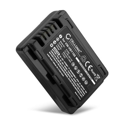 Batería para Panasonic HC-V110, HC-V130, HC-V201 VW-VBY100 (850mAh, 3.7V) de CELLONIC