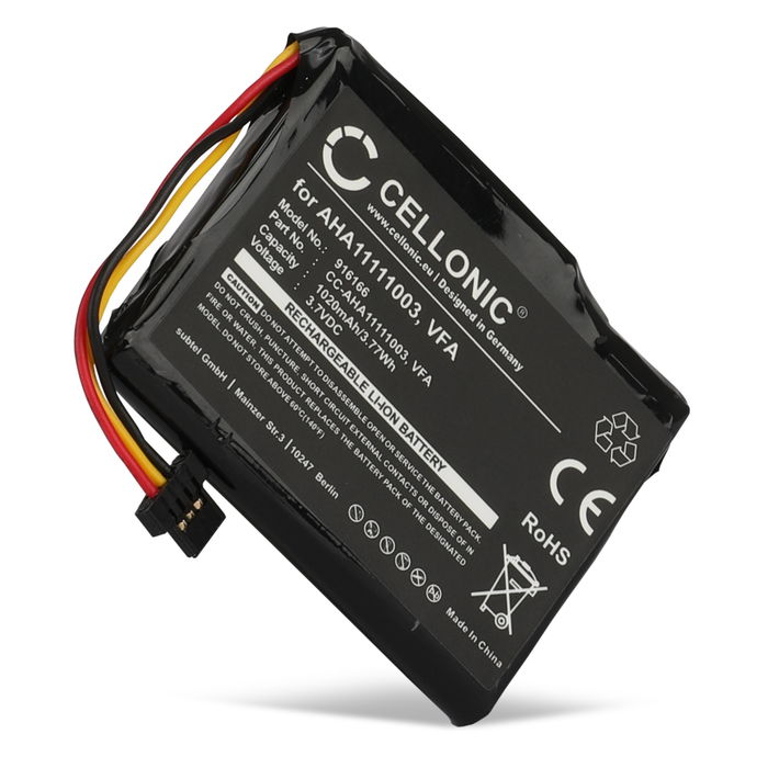 TomTom Start 60 EU Batería 1020mAh 3.7V de CELLONIC