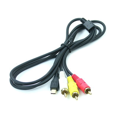 Cable RCA para Pentax Optio S1 / Optio LS465 - Cable AV de 1.5m, Conector RCA, Cable de Audio y Video I-AVC116 Compuesto para TV, DVD, Blu-Ray, Cámara, Consola