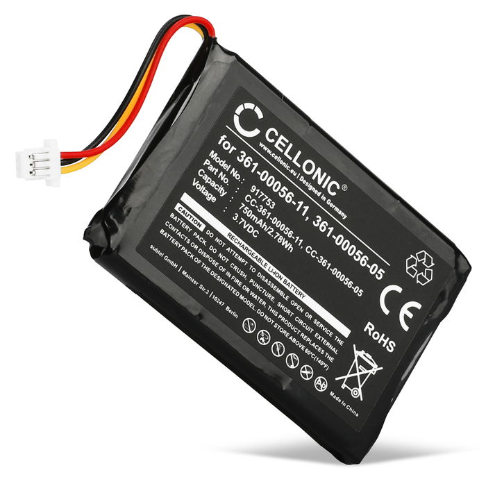 Garmin Camper 770 LMT-D Batería 750mAh 3.7V de Cellonic