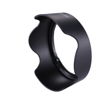 EW-63C Cámara Parasol para Canon EF-S 18-55mm f/3.5-5.6 IS STM, EF-S 18-55mm 1:4-5.6 IS STM – Plastic bayoneta Flor / Pétalo / Tulipán Parasol de CELLONIC