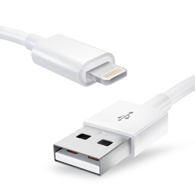 Cable USB para Apple iPhone 14, 13, 12, 11, X, XS, XR, 8, 7, SE - Cable de Datos y Carga  para smartphones de 1m