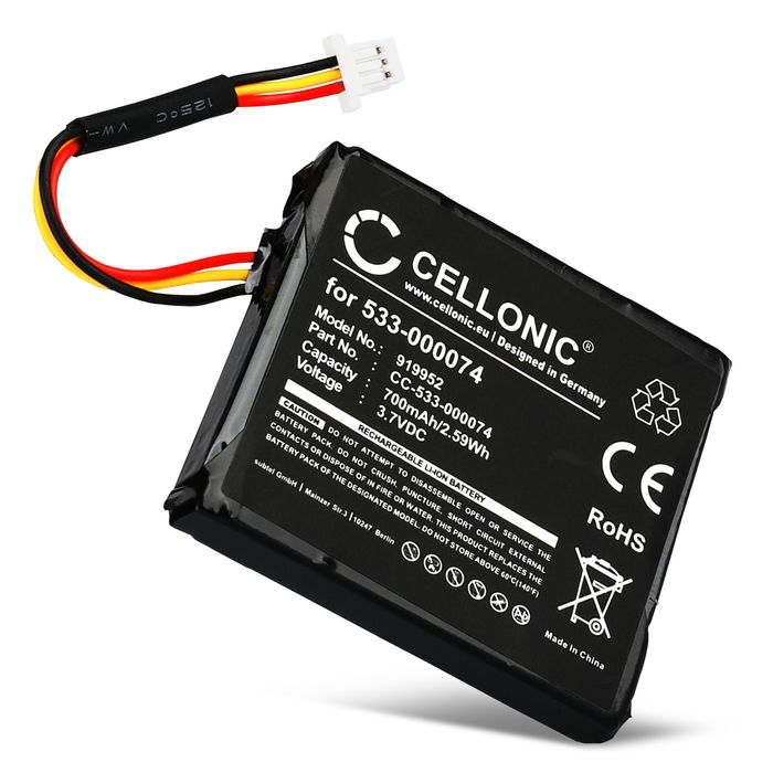 Bateria Logitech Logitech 533-000074 700mAh - , Batería larga duración para auriculares Logitech F540, G930