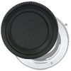 Tapa objetivo para Olympus Four-Thirds (NOT MFT) E-3 E-30 E-300E-400 E-410 E-420 E-450 E-5 E-500 E-510 E-520 E-620 DMC-L1 DMC-L10 - Tapa de lente de Plastic y de color negro para cámaras de fotos, Funda antigolpes para lentes de cámara