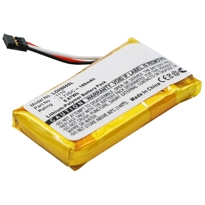 Battery for Logitech H600 Headset 1110, 533-000071 (180mAh, 3.7V) from CELLONIC