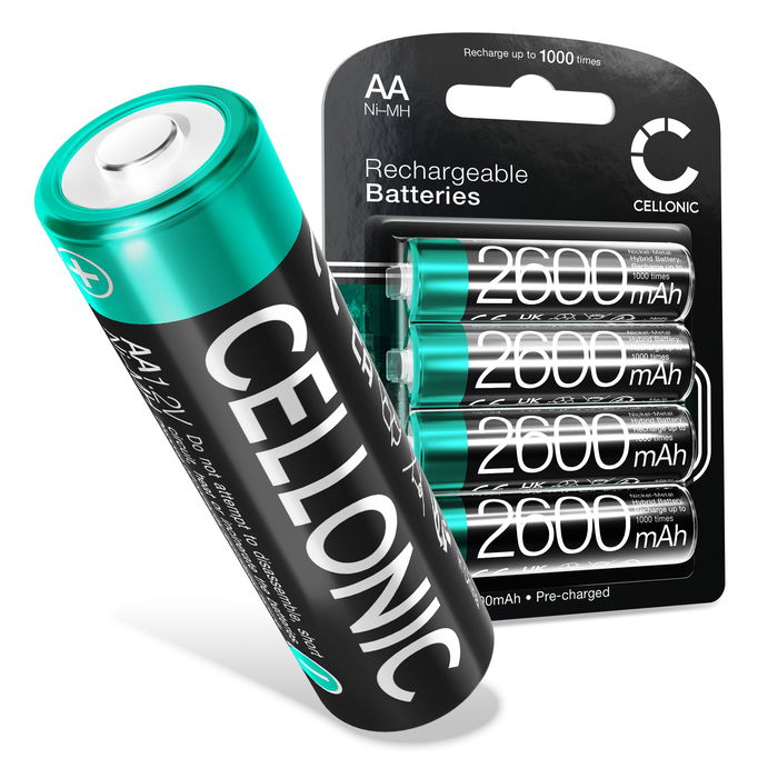 Bateria Rollei AA NiMH Batterie 2600mAh (x4) 4x AA 2600mAh - , Batería recargable para camaras Rollei Powerflex 210 HD Compactline 302 Compactline 130