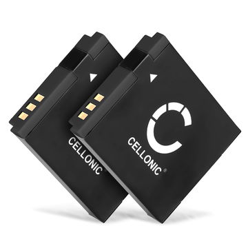 2x Bateria Canon NB-6L NB-6LH 1000mAh - , Batería recargable para camaras Canon PowerShot SX710 HS SX700 HS SX500 IS SX510 HS SX530 HS SX540 SX600 HS SX610 HS SX260