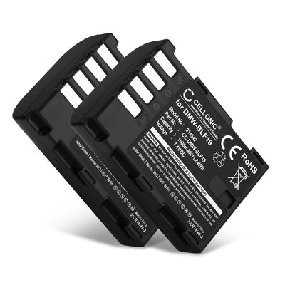2x Batería para Sigma SD Quattro, SD Quattro H BP-61 (1600mAh, 7.4V) de CELLONIC