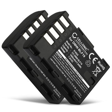 2x Battery for Sigma SD Quattro, SD Quattro H BP-61 (1600mAh, 7.4V) from CELLONIC