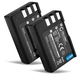 2x Battery 1000mAh