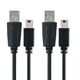 2x Cable de datos Mini USB a USB A, 1m