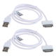 2x Cable de datos Conector Dock 30 Pin a USB A, 1m