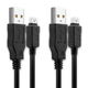 2x Cable de datos 12 Pin USB a USB A, 1.5m