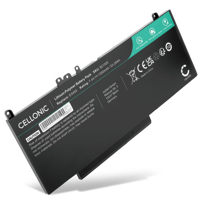 Dell Latitude E5470 Batería 7200mAh 7.4V de subtel