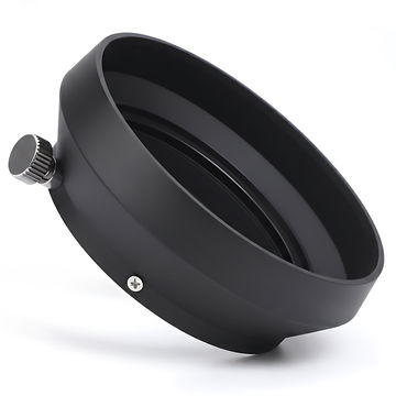 LH-48, LH48B Camera Lens Hood for Olympus M.Zuiko Digital 17mm f/1.8 ED - Metal Bayonet Cylindrical / Round Lens Shade from CELLONIC