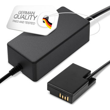 Power Supply for Canon EOS RP, EOS 200D EOS 77D, 800D 850D (AC-E6 AC-E6N + DR-E18) AC Adapter ACK-E18 DC Coupler - Dummy Battery - Battery Eliminator from CELLONIC