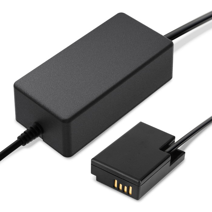 Canon EOS R100 Camera Power Supply AC Adapter Kit & Charger Cable + DC Coupler Dummy Battery