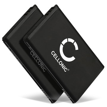 2x Bateria Telekom A051,10000058 1200mAh - , Batería larga duración para teléfonos Telekom Sinus 806, Snom M65, Telefunken FHD 170/5
