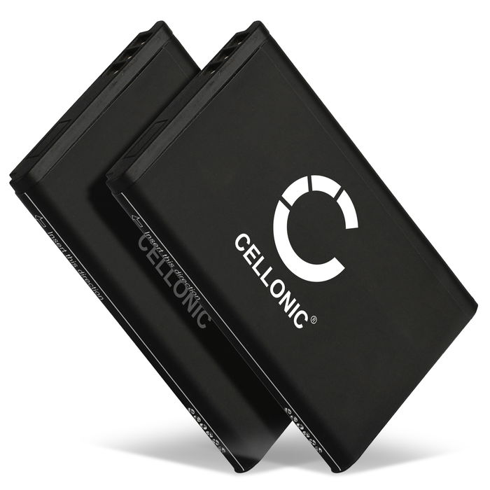 2x Bateria Telekom A051,10000058 1200mAh - , Batería larga duración para teléfonos Telekom Sinus 806, Snom M65, Telefunken FHD 170/5