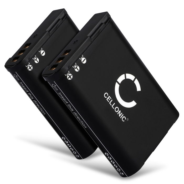 2x Batería para Nikon Coolpix B700, Coolpix P600, Coolpix P610, Coolpix P900, Coolpix S810c EN-EL23 (1600mAh, 3.6V - 3.7V) de CELLONIC