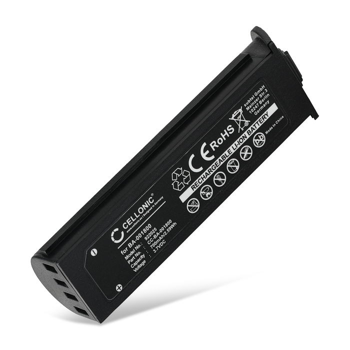 Batería para lector QR Cipherlab 1560 1562 1564 (BA-001800, KB1A371802963) 700mAh 3.6V - 3.7V de CELLONIC