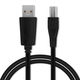 Cable de datos Micro-USB conector largo a USB A, 1m