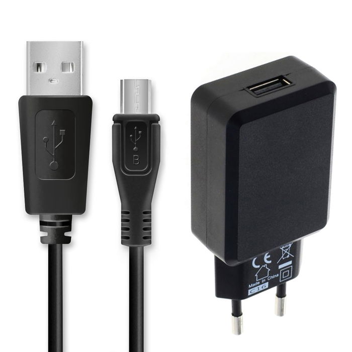 Blackview BV4900 Pro 4G Cargador rápido + Cable USB - Cable de carga de 1m y adaptador de CA de CELLONIC