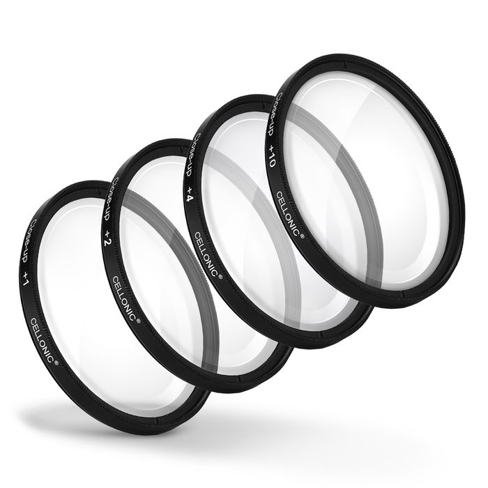 4x Primer plano Filtros Macro para Canon EF 50mm f/1.8 STM, Canon EF-S 35mm f/2.8 Macro IS STM (Ø 49mm) Filtros Close-Up