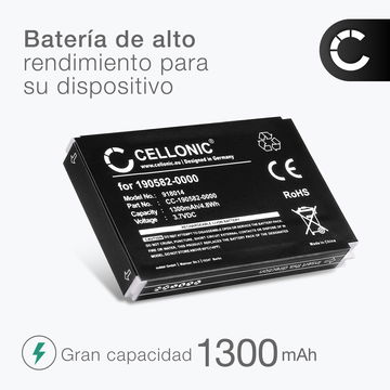 2x Bateria Logitech 190582-0000,F12440056,K398,L-LU18 1300mAh - , Batería larga duración para controles remotos Logitech Harmony 1000 Remote 1100 1100i 915 Squeezebox