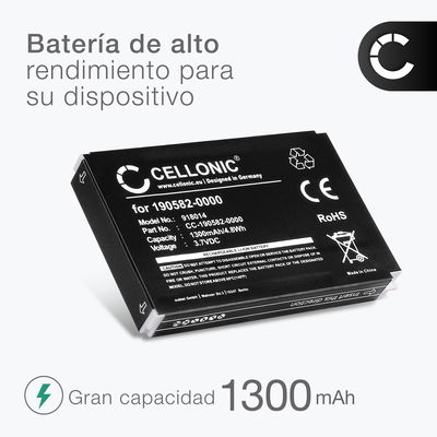 2x Bateria Logitech 190582-0000,F12440056,K398,L-LU18 1300mAh - , Batería larga duración para controles remotos Logitech Harmony 1000 Remote 1100 1100i 915 Squeezebox
