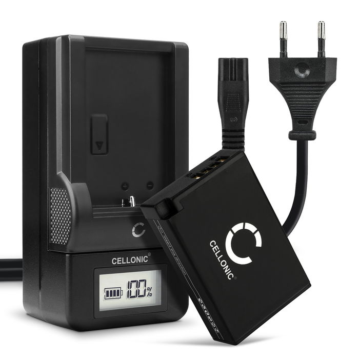 Canon EOS R100 Battery + Charger 950mAh from Cellonic